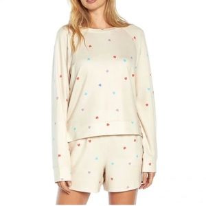 Wild fox sweatshirt & short lounge set